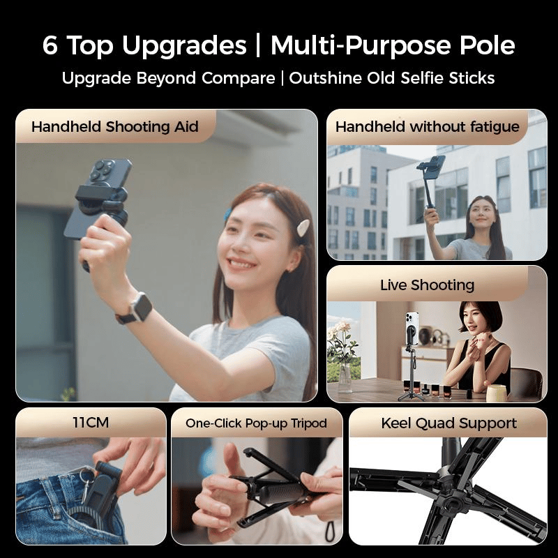 š«Hot Sale-50% OffšMini Magnetic Selfie Stick for Phone