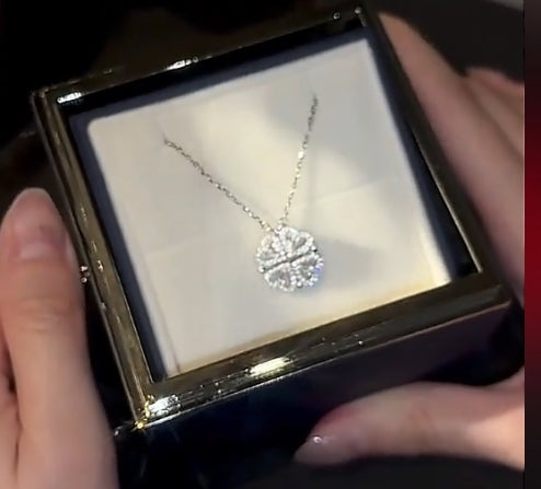 🎁Valentine's Day Gifts🎁50%OFF Lucky four-leaf clover & heart-shaped necklace