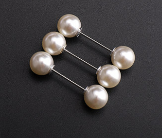 Pearl Brooch Clothing Decoration Clips