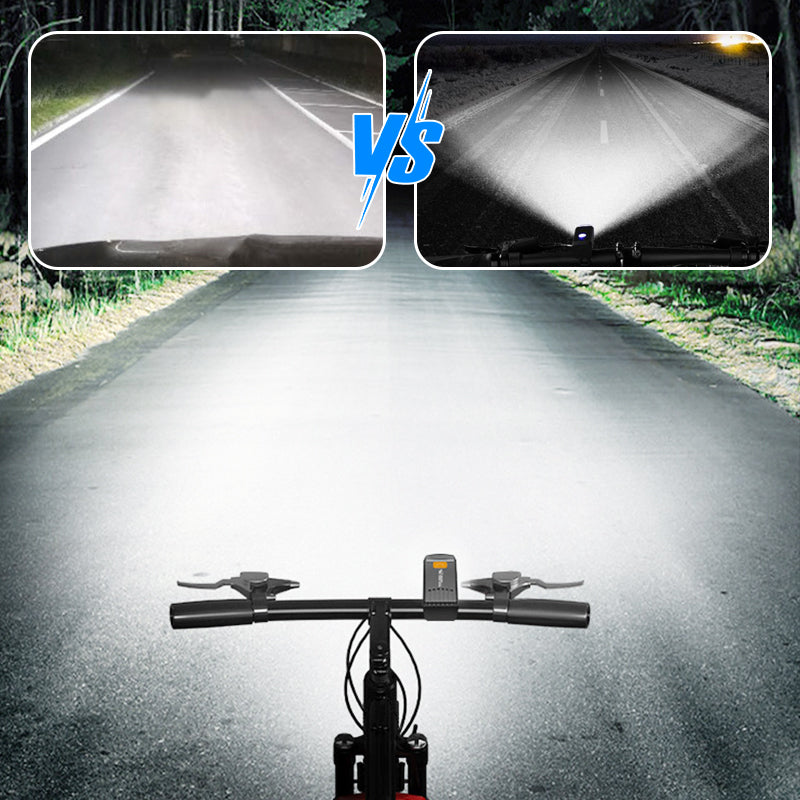 🚴♂️ LED Waterproof Rechargeable Bike Headlight with Clip – Bright & Durable ✨