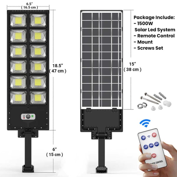 🌟1500W Solar Led Light System