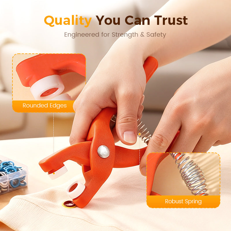 š„Metal Snap Buttons with Fastener Plier Tool Kit