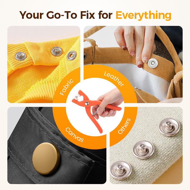 š„Metal Snap Buttons with Fastener Plier Tool Kit