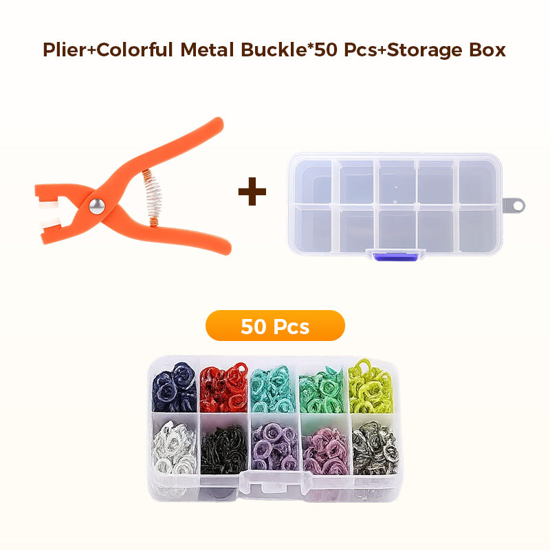 š„Metal Snap Buttons with Fastener Plier Tool Kit