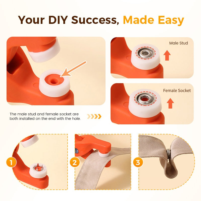 š„Metal Snap Buttons with Fastener Plier Tool Kit