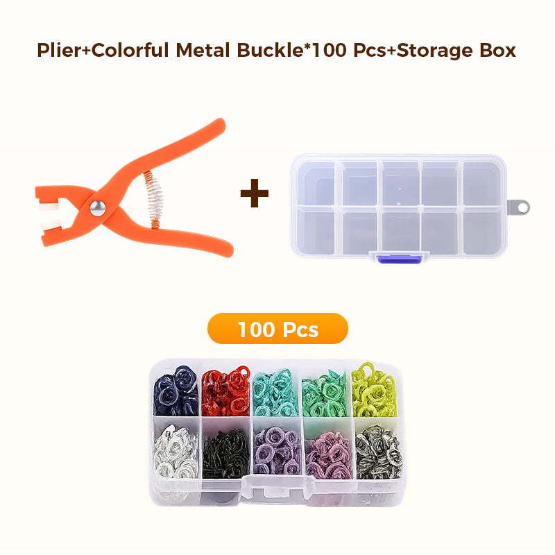 š„Metal Snap Buttons with Fastener Plier Tool Kit
