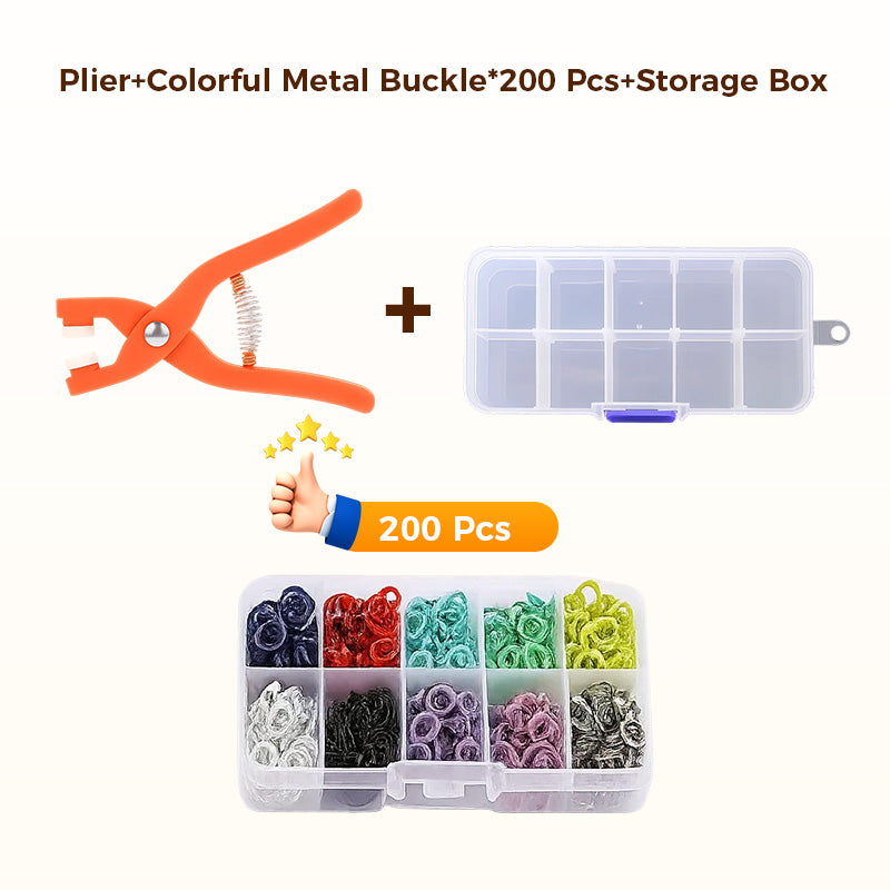 š„Metal Snap Buttons with Fastener Plier Tool Kit
