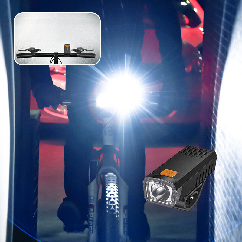 🚴♂️ LED Waterproof Rechargeable Bike Headlight with Clip – Bright & Durable ✨