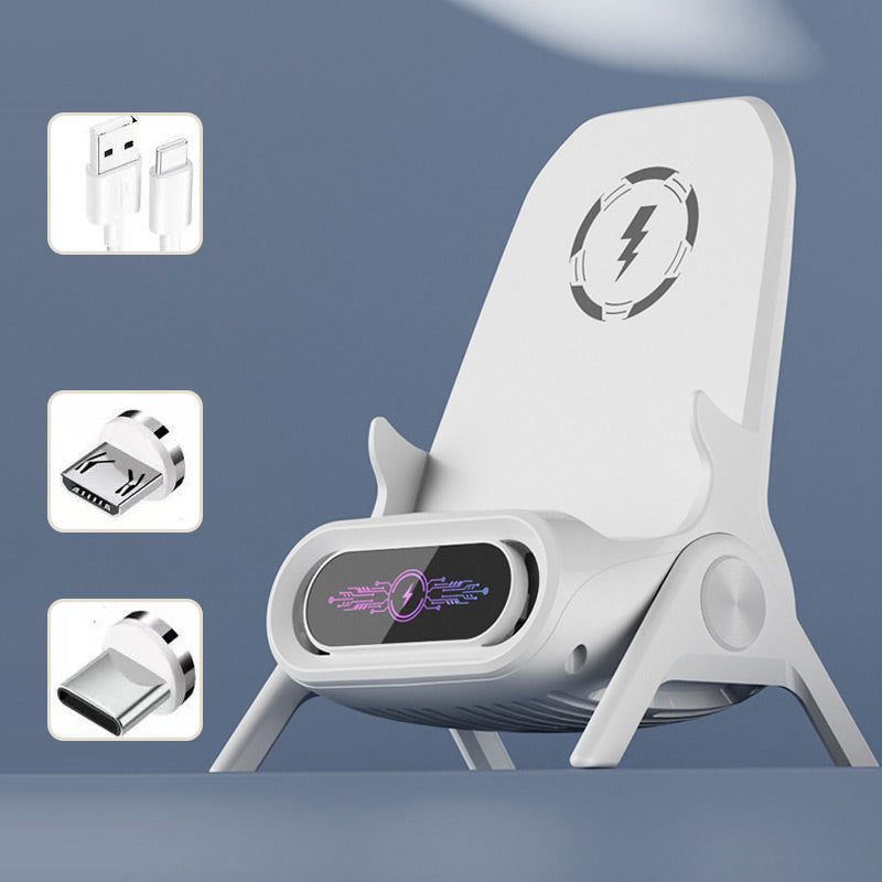 📱 50% OFF NOW! ✨ Wireless Fast Charger Phone Stand - 15W Quick Charge & Adjustable Viewing Angles, Compatible with All Qi-Enabled Devices ⚡📦