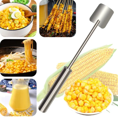 🌽50% off for a limited time - Stainless Steel Corn Grater with Easy-to-Clean Long Handle