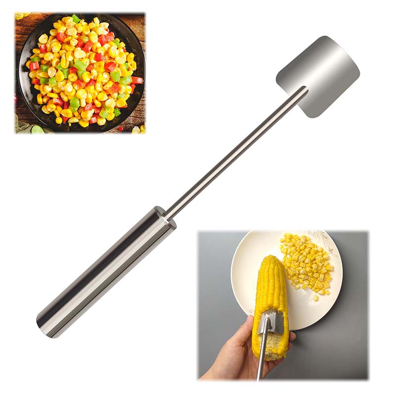 🌽50% off for a limited time - Stainless Steel Corn Grater with Easy-to-Clean Long Handle