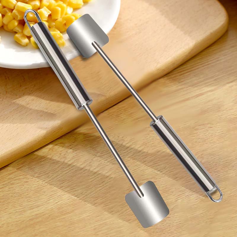 🌽50% off for a limited time - Stainless Steel Corn Grater with Easy-to-Clean Long Handle