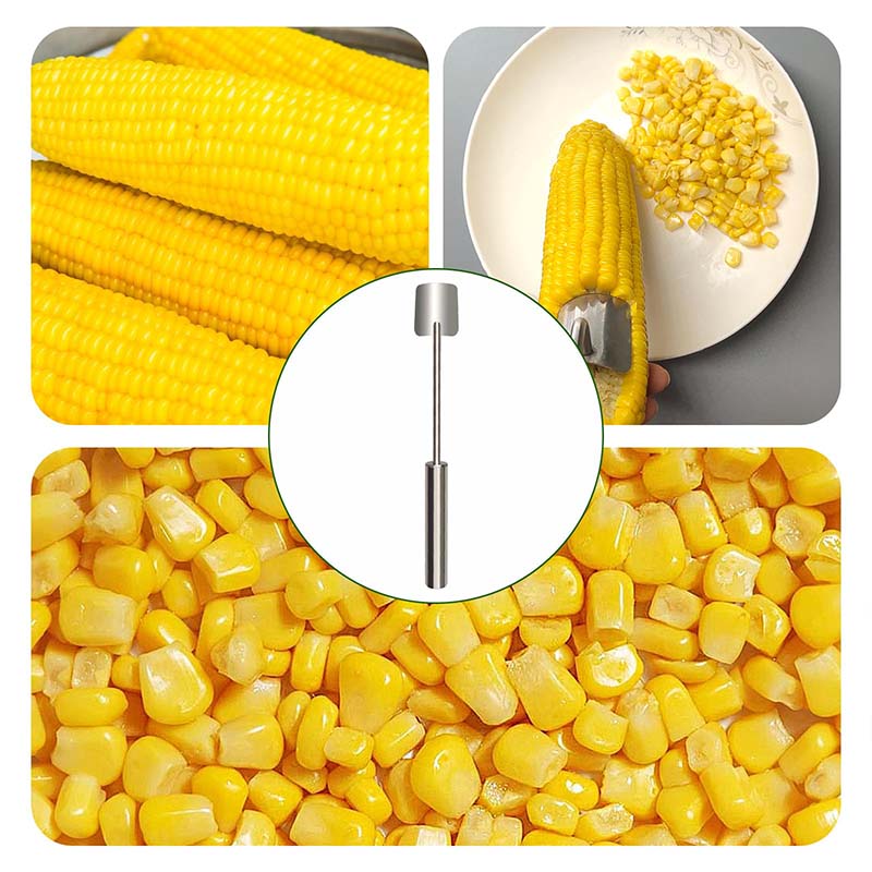 🌽50% off for a limited time - Stainless Steel Corn Grater with Easy-to-Clean Long Handle