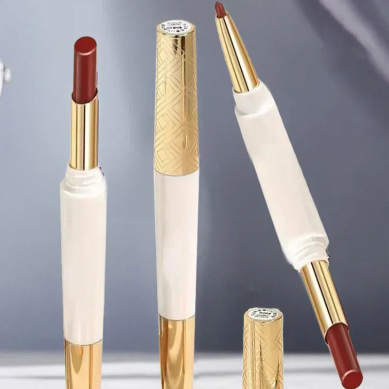 🎉2025 New Arrival🎉2-in-1 Waterproof Lipstick & Lip Liner
