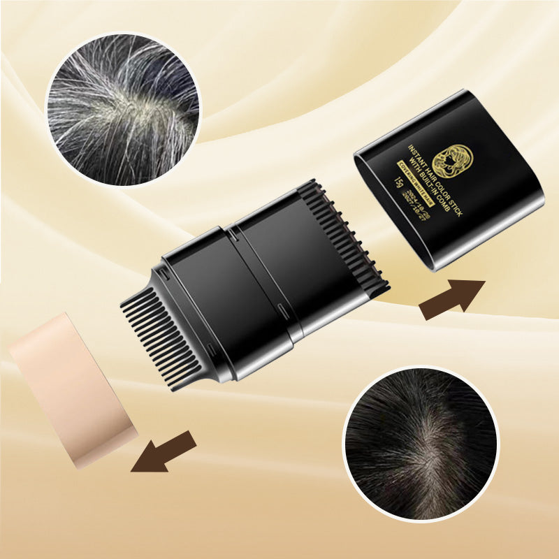🔥Hot Sale 50% OFF🔥Instant Hair Color Stick with Built-In Comb