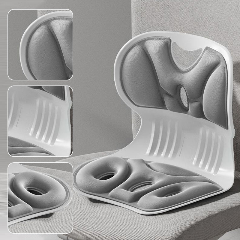 💯Ergonomic back and lumbar support cushion in memory foam for chair