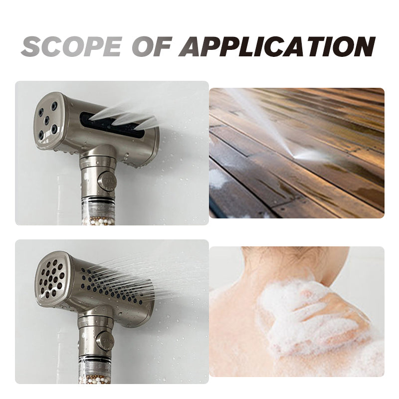 Pressurized Filtered Water Purification Shower Head