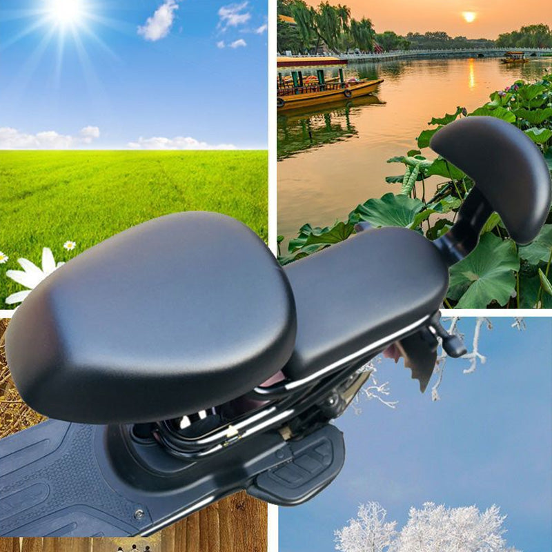 🔥Buy 1 Get 1🔥🛵💧 Waterproof Artificial Leather Seat Cover for Electric Moped - Stylish Protection Buy More Get More Ride with Confidence