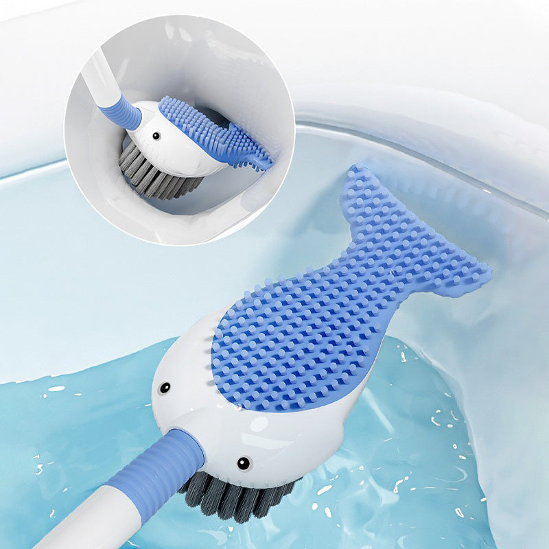 ✨Wall-Mounted Suction Cup Toilet Cleaning Brush Set
