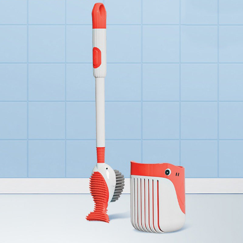✨Wall-Mounted Suction Cup Toilet Cleaning Brush Set