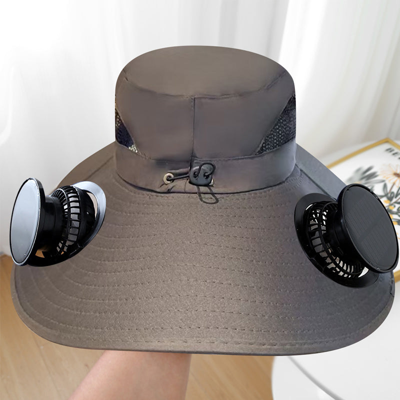 🎁Hot Sale 50%OFF💖Ultralight Solar Fan Sun Hat