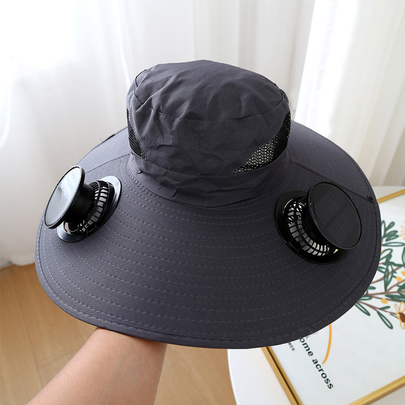 🎁Hot Sale 50%OFF💖Ultralight Solar Fan Sun Hat