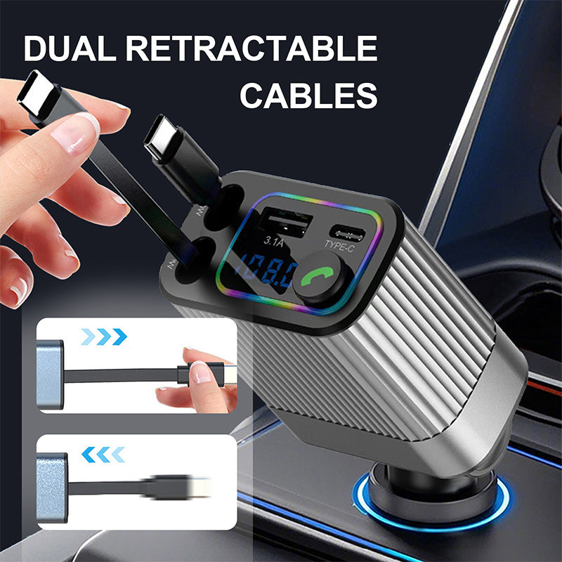 2-In-1 Charger & Car Bluetooth Player