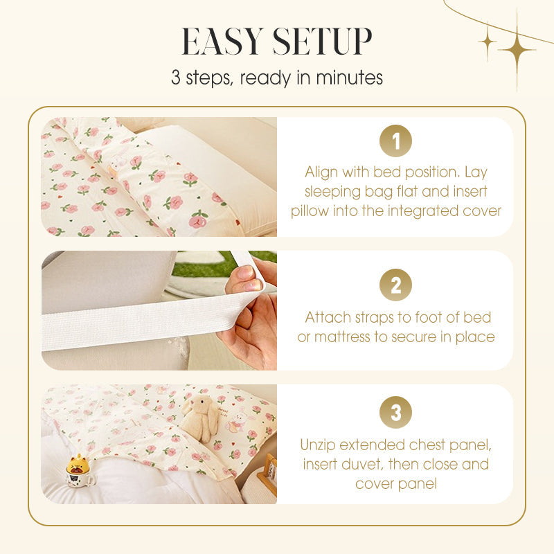 Hygienic 3-in-1 Travel Sleep Sack