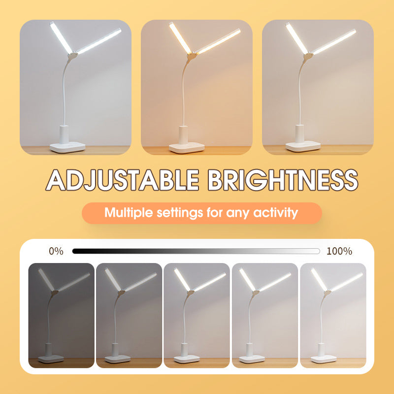Eye-Caring LED Desk Lamp with Adjustable Brightness