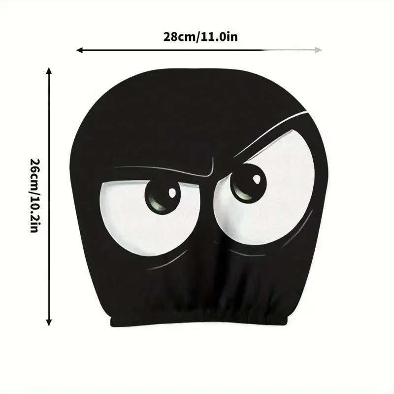 ๐ Funny Cartoon Car Headrest Covers โ 2PCS Universal Fit ๐