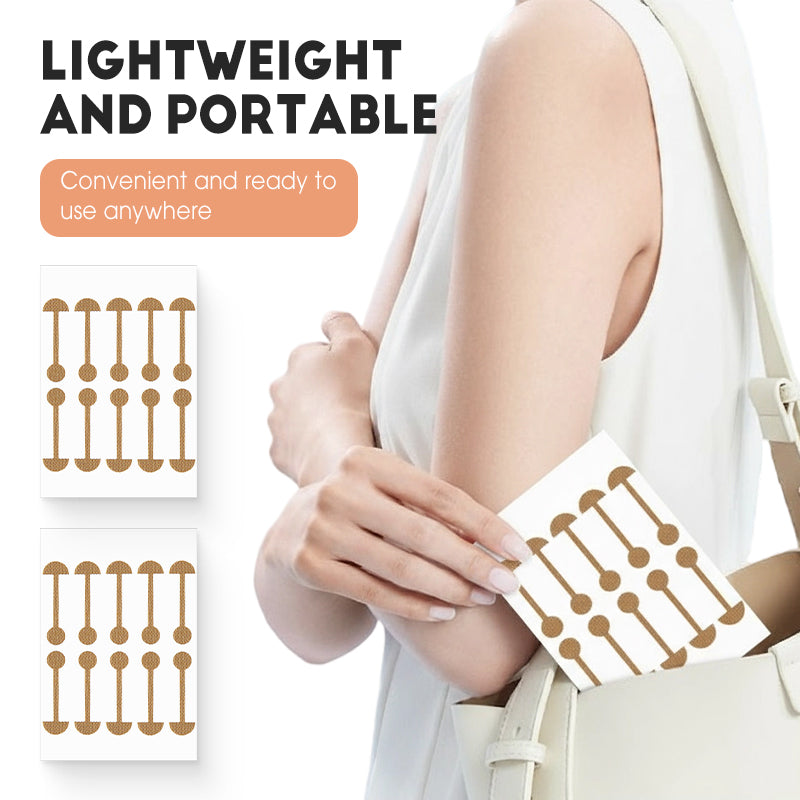 Elastic Dumbbell-Shaped Nasal Wing Patch