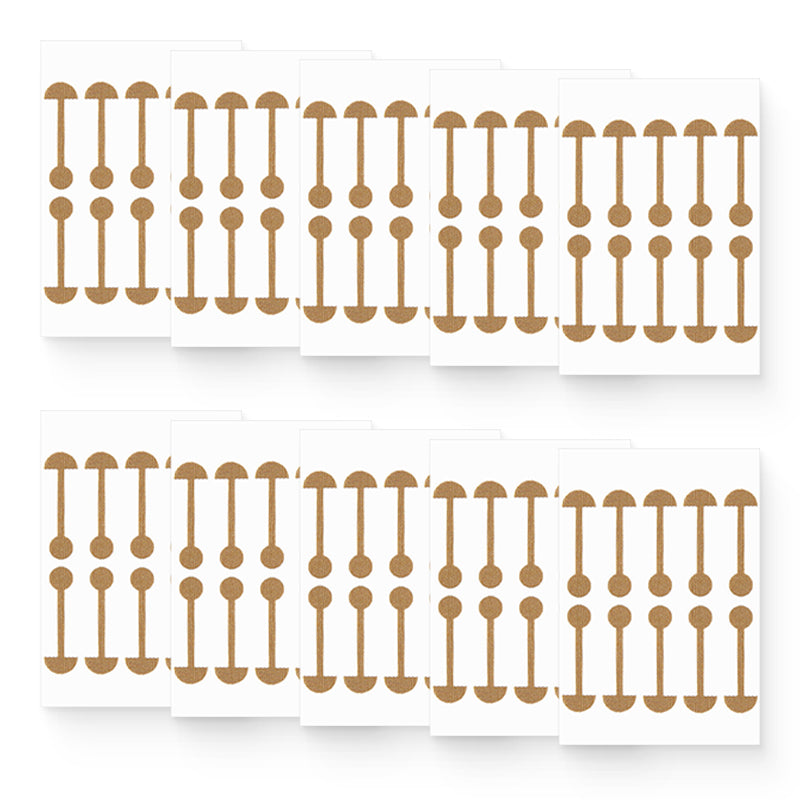Elastic Dumbbell-Shaped Nasal Wing Patch
