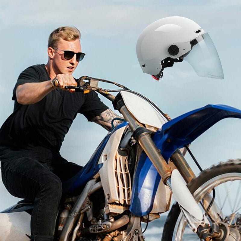 Universal Adjustable HD Sun Visor Motorcycle Helmet