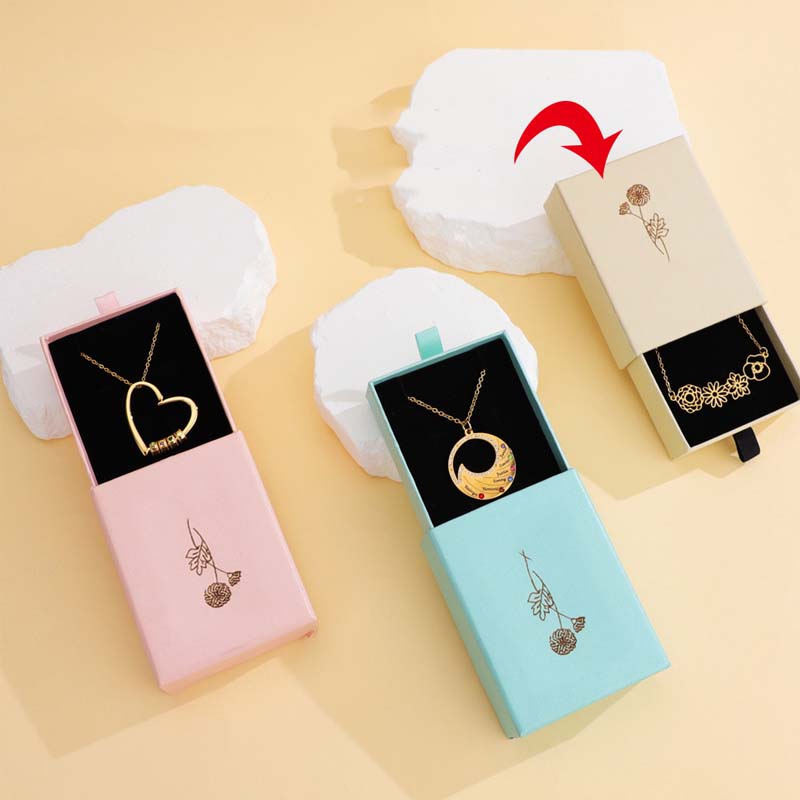 Collar/Pulsera Colgante de Corazones Entrelazados de Acero Inoxidable