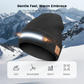 Rechargeable Bluetooth Beanie Hat with Light