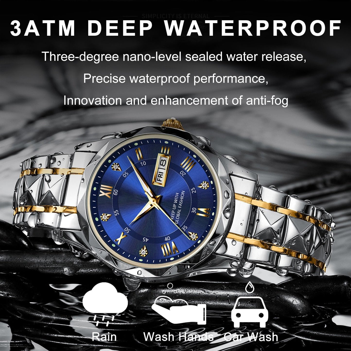 🎁Last day special, 50% off🔥2025-Christmas Hot Sale🎁 Waterproof Top Brand Luxury Man Wristwatch With Luminous