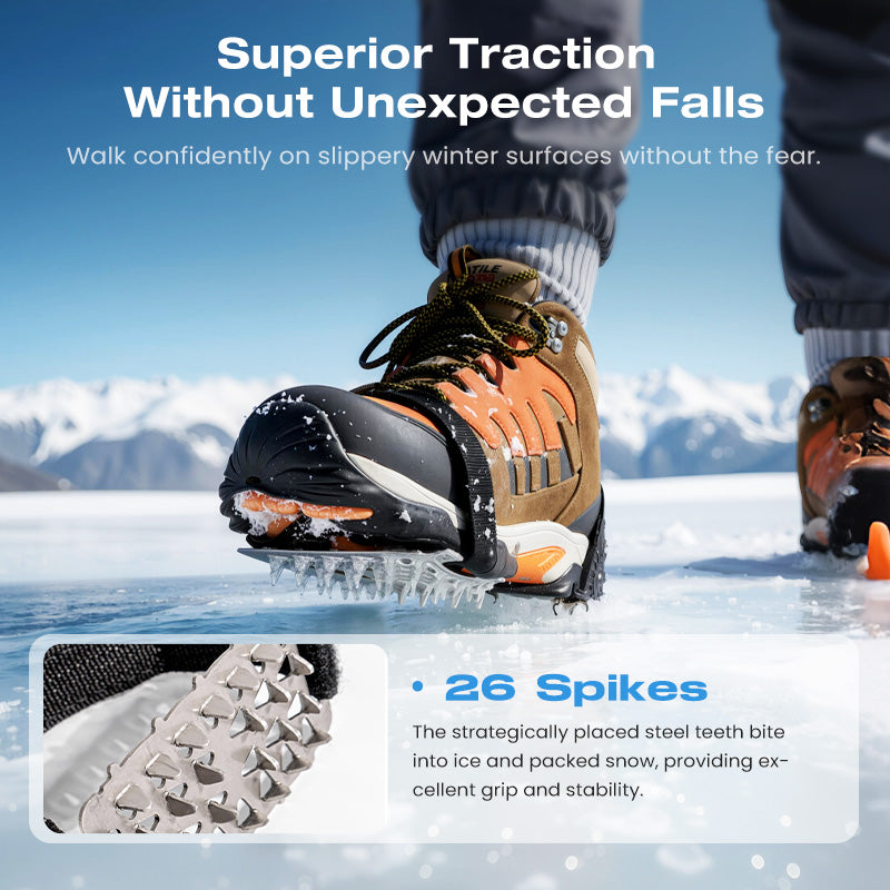 ❄️Durable Anti-Slip Ice Cleats Set for Shoes