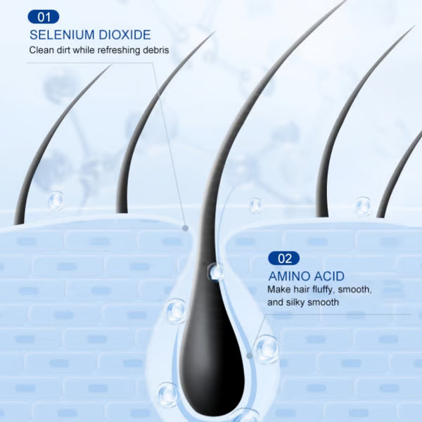 Selenium dioxide shampoo — — Anti-dandruff, anti-itching, oil control