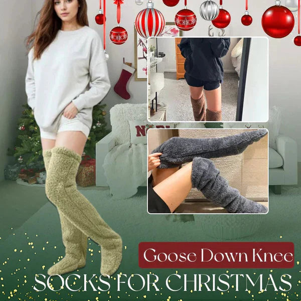 🎁Christmas sale with 50% off!💥Goose down knee-high socks!🧦⛄