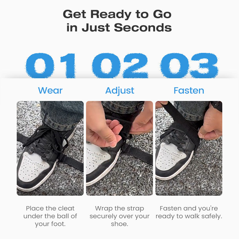 ❄️Durable Anti-Slip Ice Cleats Set for Shoes