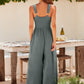 Create your unique charm with our V-neck high waist jumpsuit, and be the center of attention at any party!