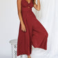 Create your unique charm with our V-neck high waist jumpsuit, and be the center of attention at any party!