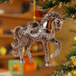 🔥🎁Handmade Horse Christmas Ornament（2D）