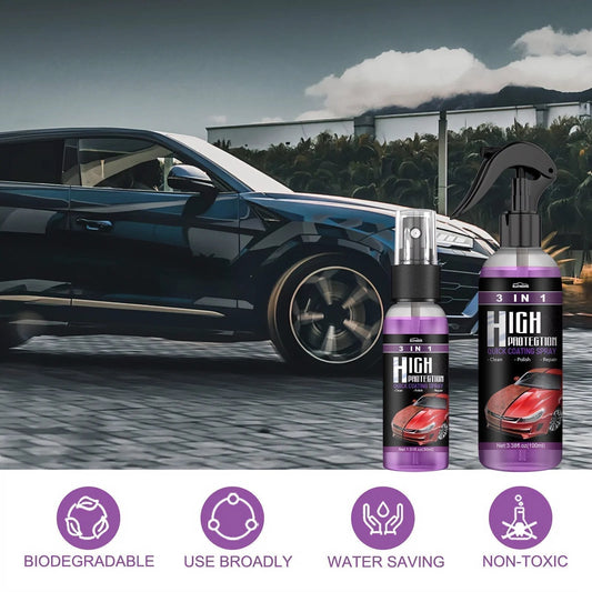 3 in 1 Ceramic Car Coating Spray🔥🔥Buy more, save more