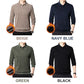 🔥Hot Sales - 49% OFF🎉Men's Plush Warm Fake 2-Piece Knitted Shirt