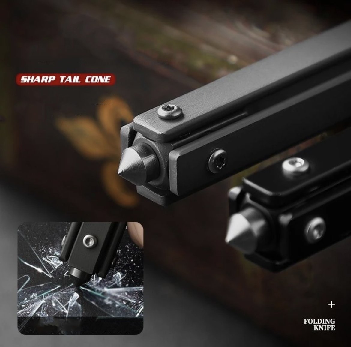 🔥Solange der Vorrat reicht 40 % Rabatt!🎉M390 CNC Folding Broken Window Pocket Knives