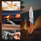 Multi-Functional Sharp Camping Damascus Folding Knife