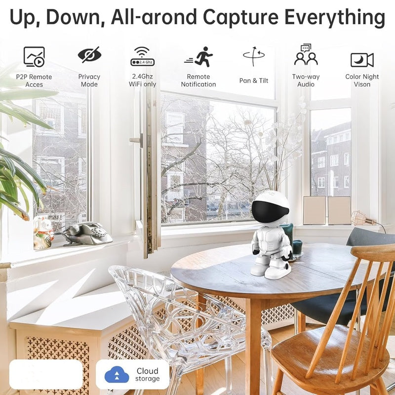 👍🤖Wireless Indoor Motion Detection Robot Camera