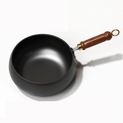 🍳Uncoated Thick Iron Pot