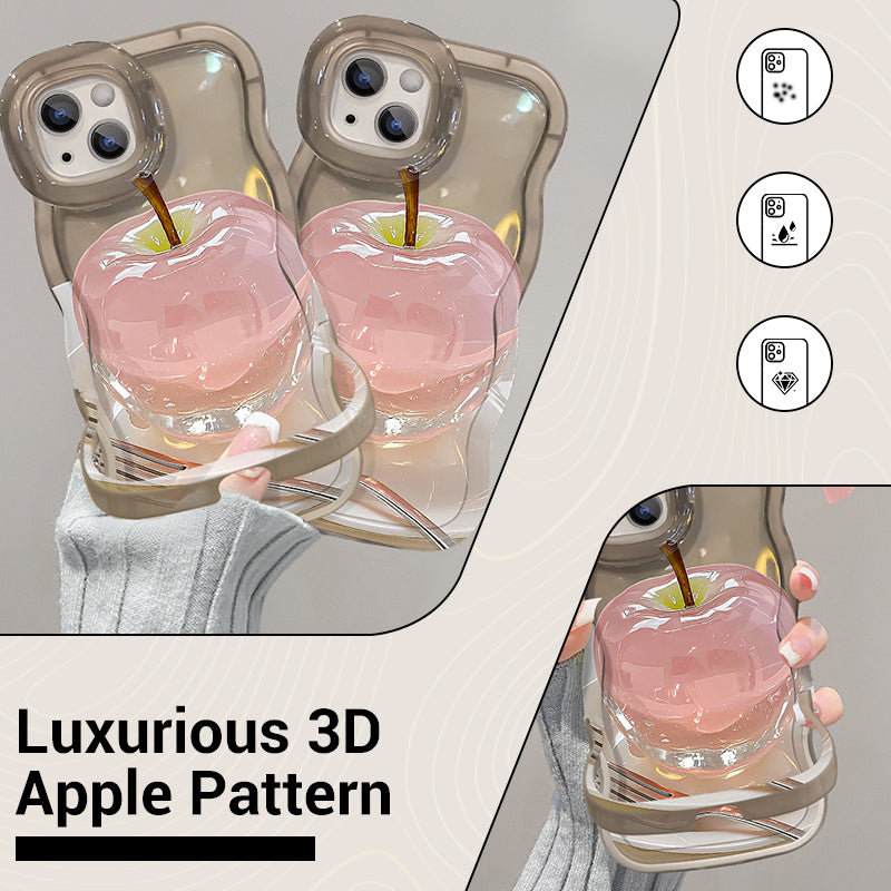 🔥 Hot Sale 40% OFF💕Apple Pattern Transparent Phone Case for iPhone